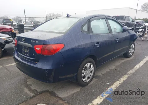 2010 Hyundai Elantra Blue z USA, uszkodzony, nr VIN KMHDU4AD8AU832352